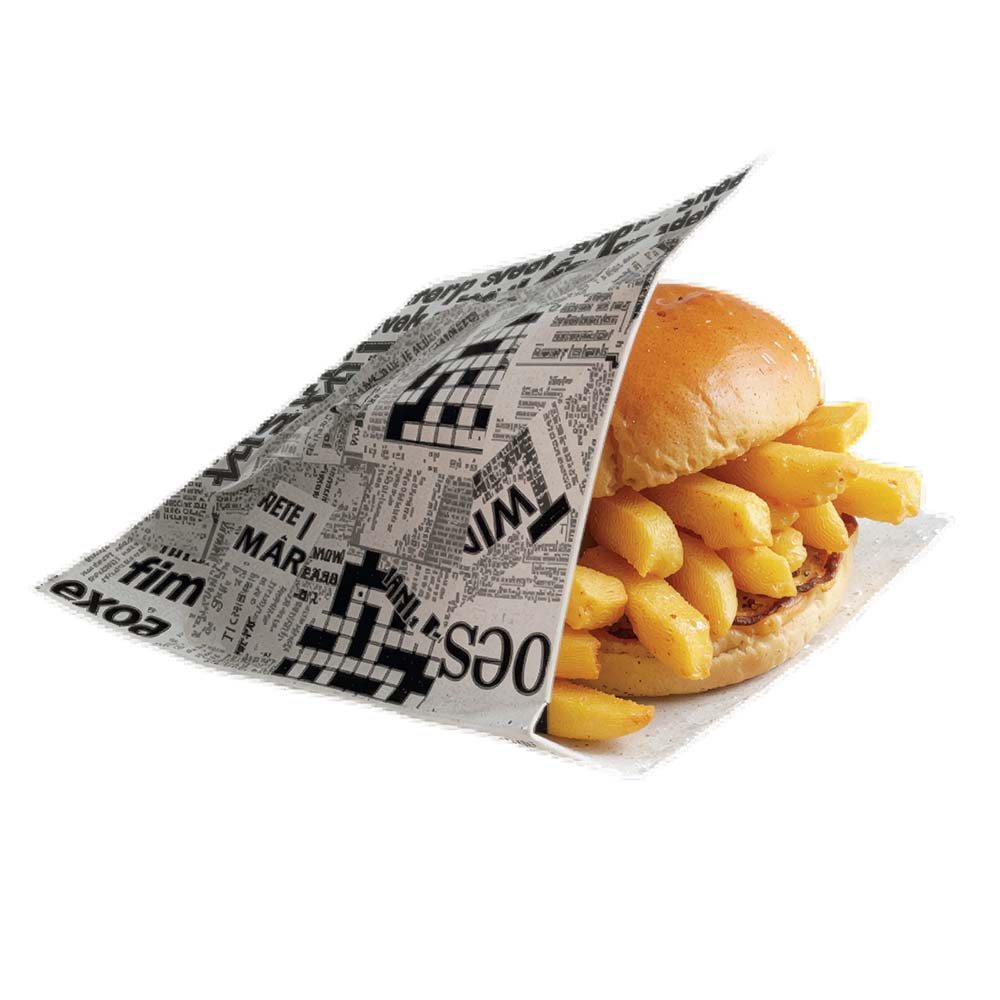 175x162mm Newspaper Print Open Sided Bags