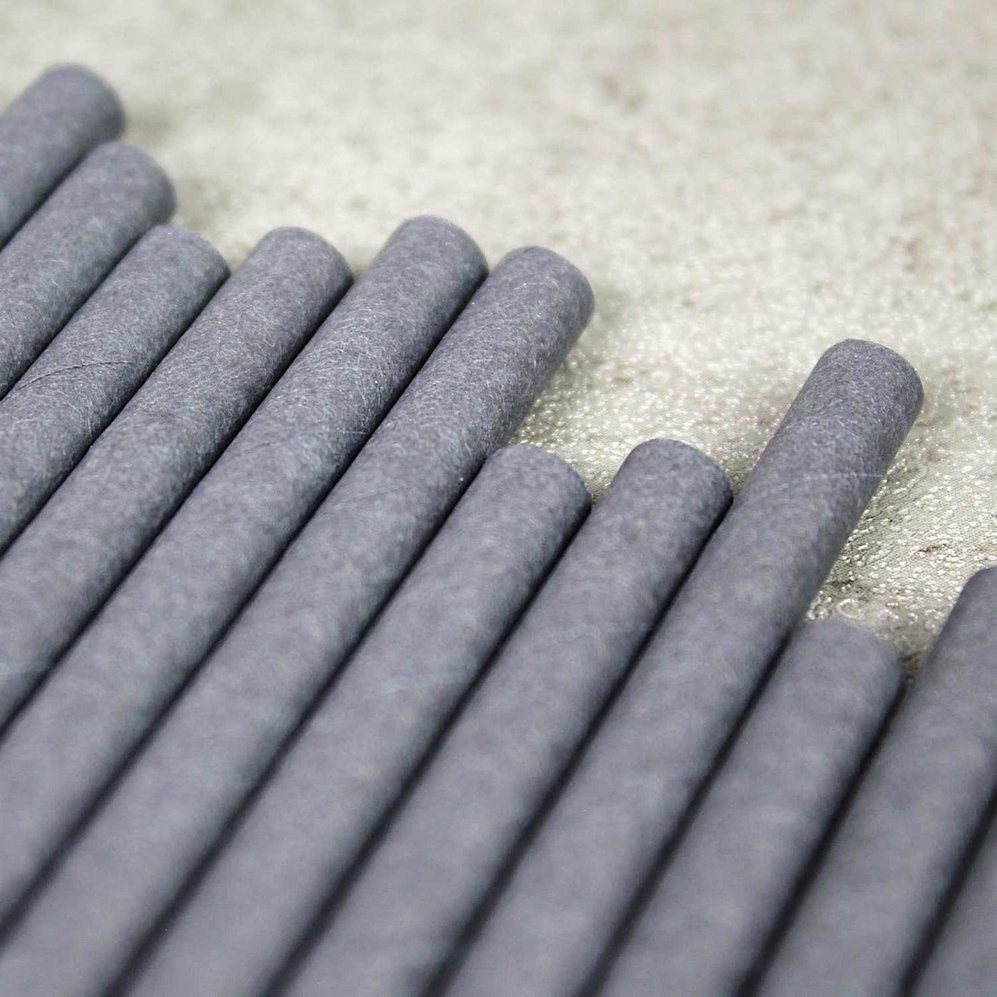 Midnight Black Paper Straws (6mm x 200mm)