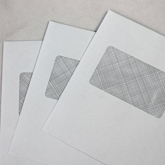 162x229mm C5 White Gummed Envelopes (Window 50x90mm / Inside Seams)