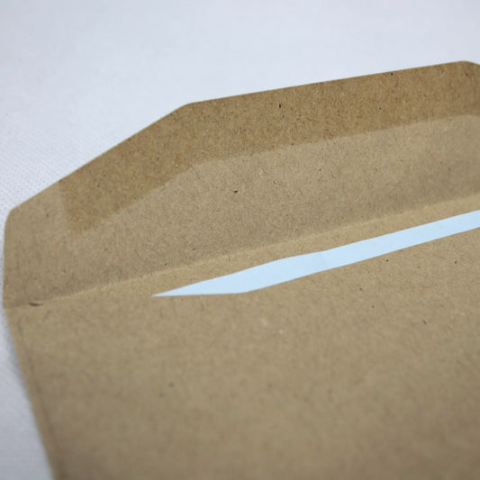 114x162mm C6 Manilla Gummed Envelopes (None Window)