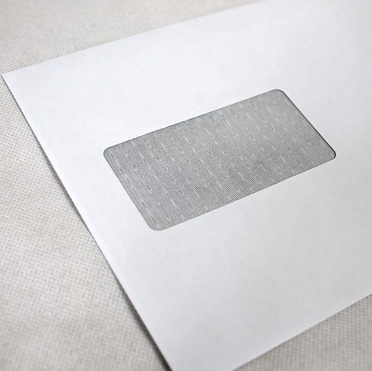 162x229mm C5 White Gummed Envelopes (Window 45x90mm / 20mm left, 60mm up)