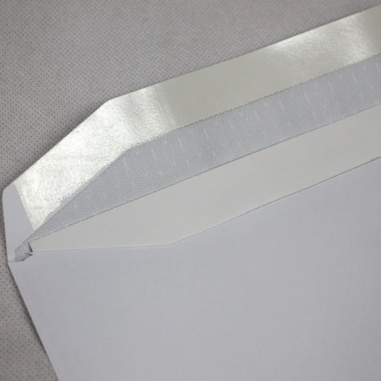 162x229mm C5 White Gummed Envelopes (Window 45x90mm / Inside Seams)