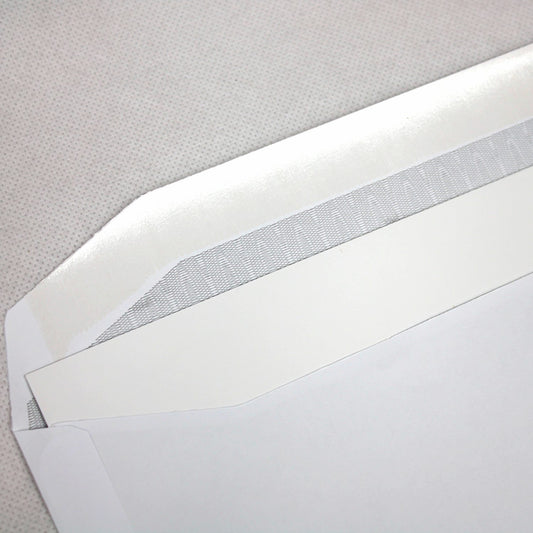 162x229mm C5 White Gummed Envelopes (Window 50x90mm / Inside Seams)