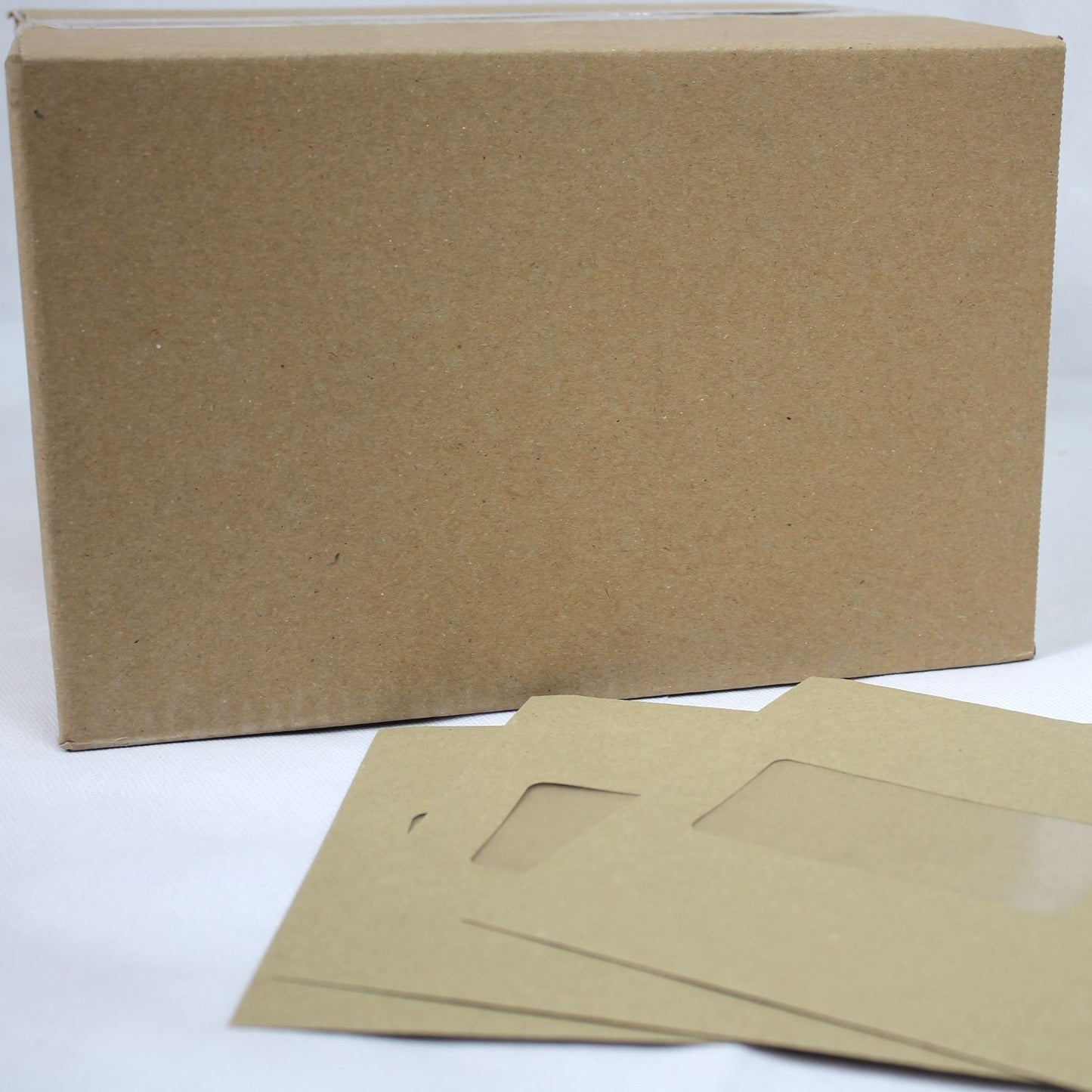 162x235mm C5+ Manilla Gummed Envelopes (Window 45x90mm / 20mm left, 60mm up)