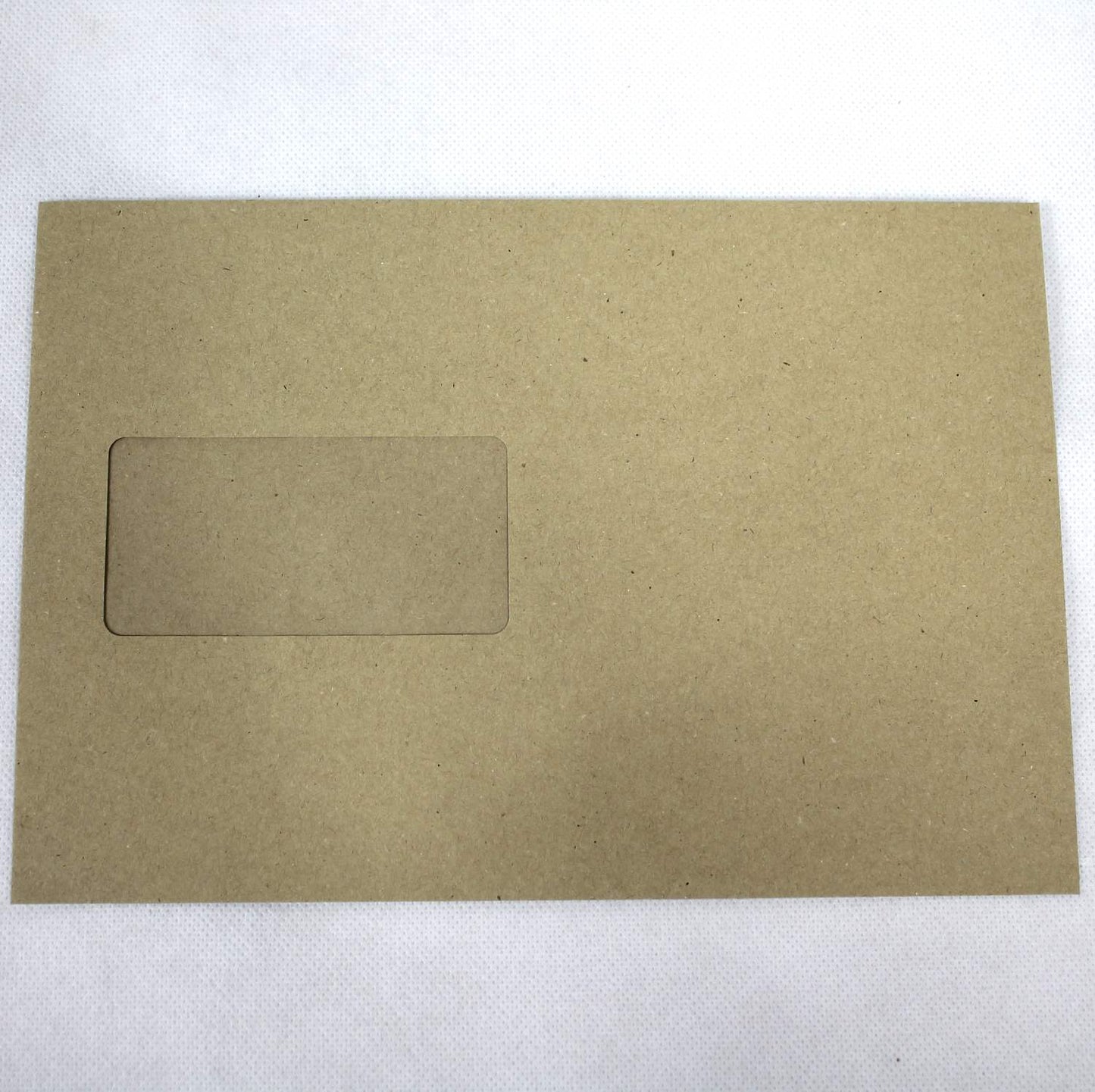 162x235mm C5+ Manilla Gummed Envelopes (Window 45x90mm / 20mm left, 60mm up)