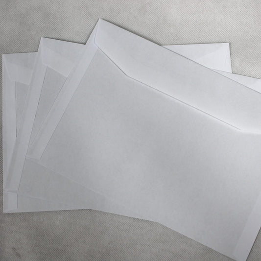 162x235mm C5+ White Gummed Envelopes (None Window)
