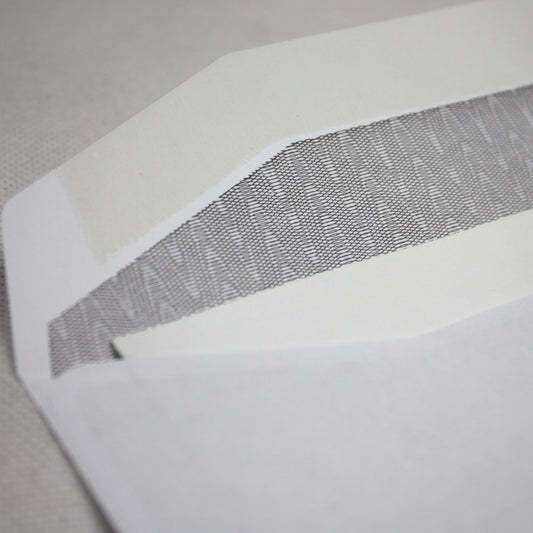 162x235mm C5+ White Gummed Envelopes (Window 45x90mm / Inside Seams)