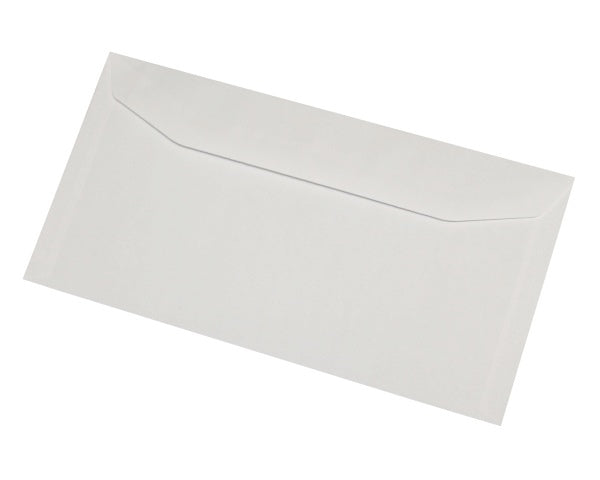 121x235mm DL+ White Gummed Envelopes (None Window) - Box of 1000 - Intrinsic Paper Straws