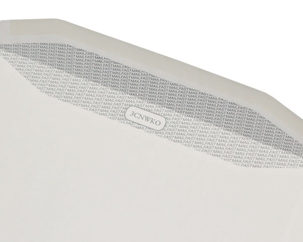 121x235mm DL+ White Gummed Envelopes (None Window) - Box of 1000 - Intrinsic Paper Straws