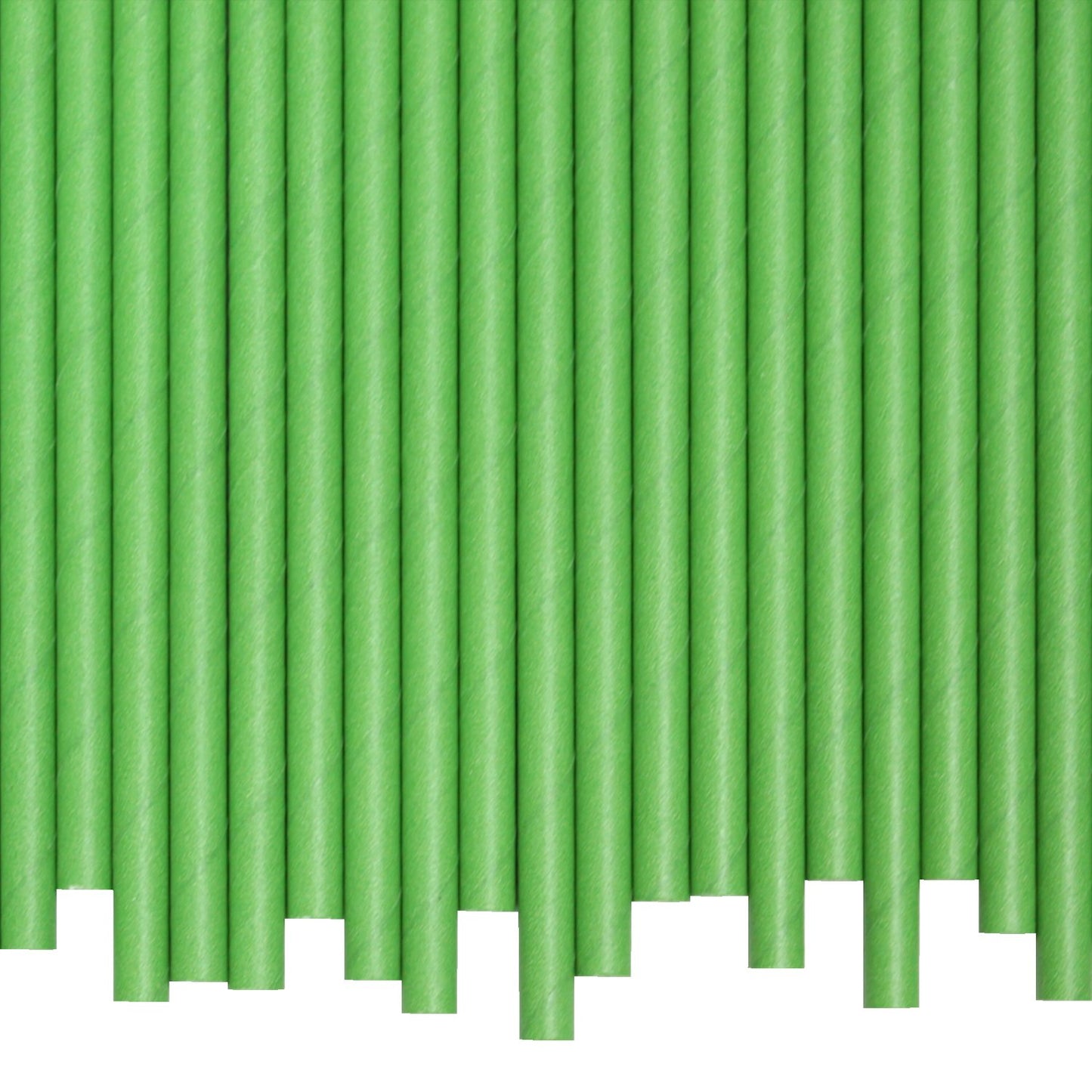 Green Paper Straws (6mm x 200mm) - Quality Drinking Straws - Intrinsic Paper Straws