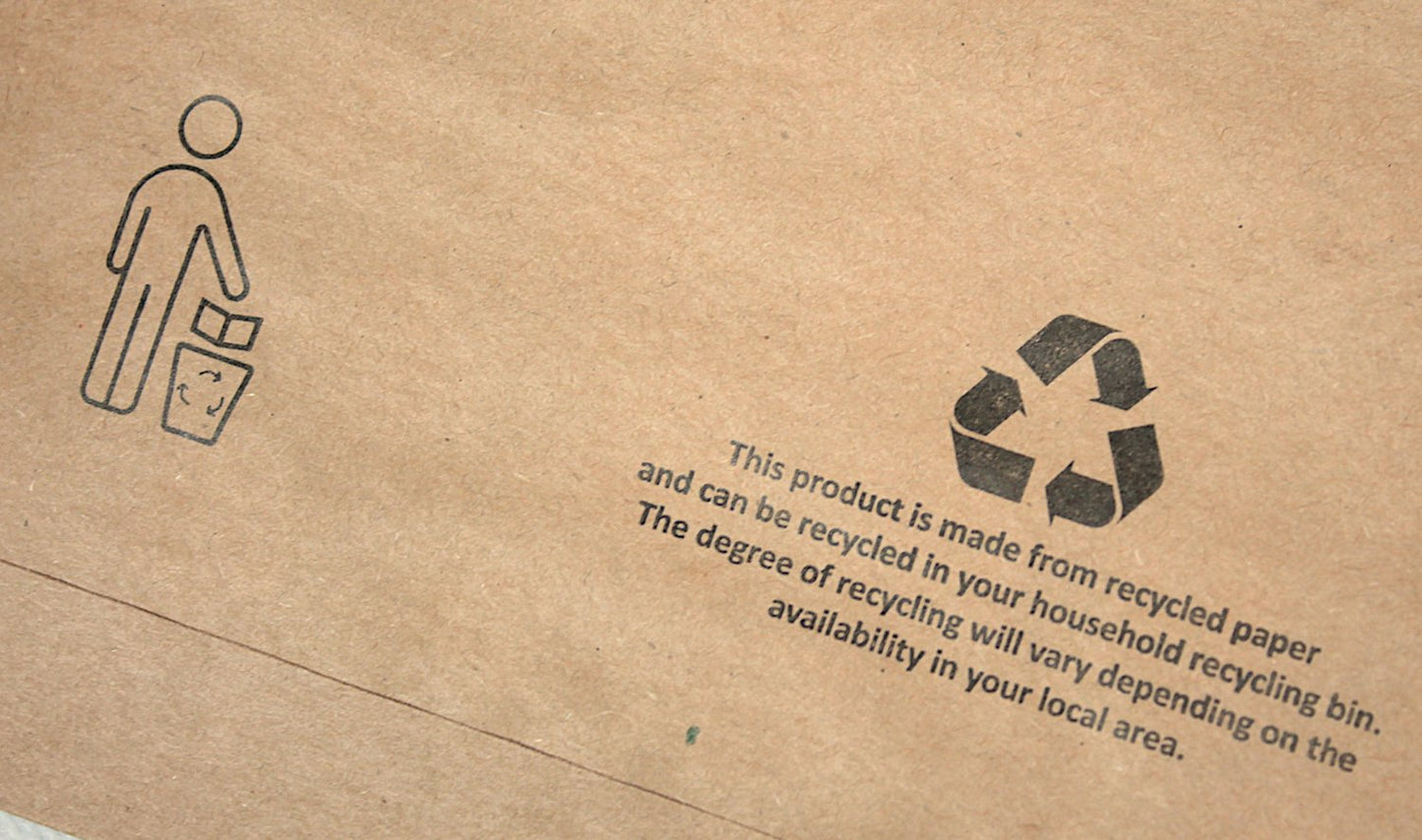 460x335mm Recyclable Padded Envelopes - Box of 50 - Intrinsic Paper Straws