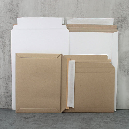 Our range of cardboard envelopes in manilla and white
