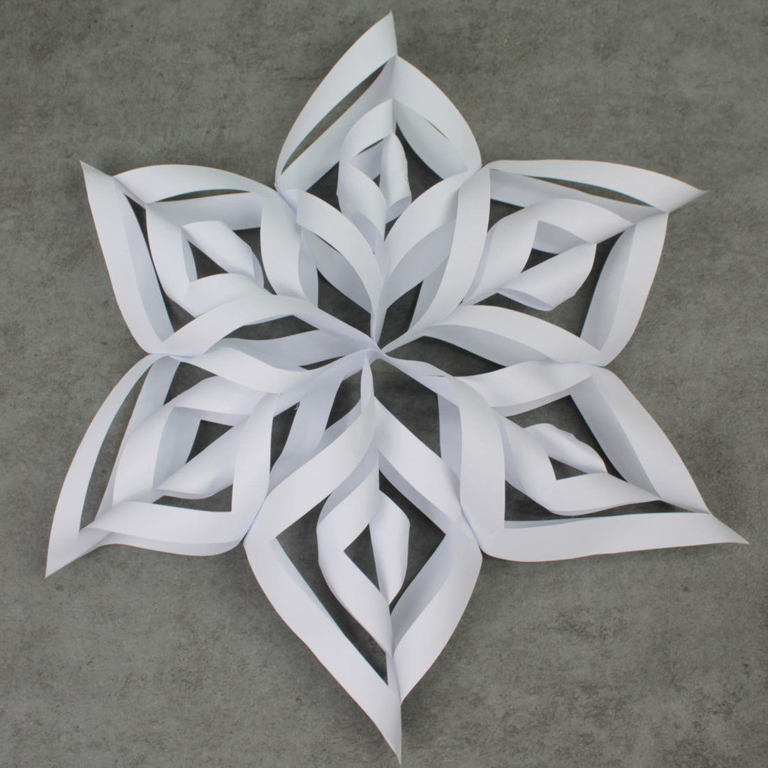 Spreading Eco-Friendly Cheer- DIY 3D Paper Snowflake