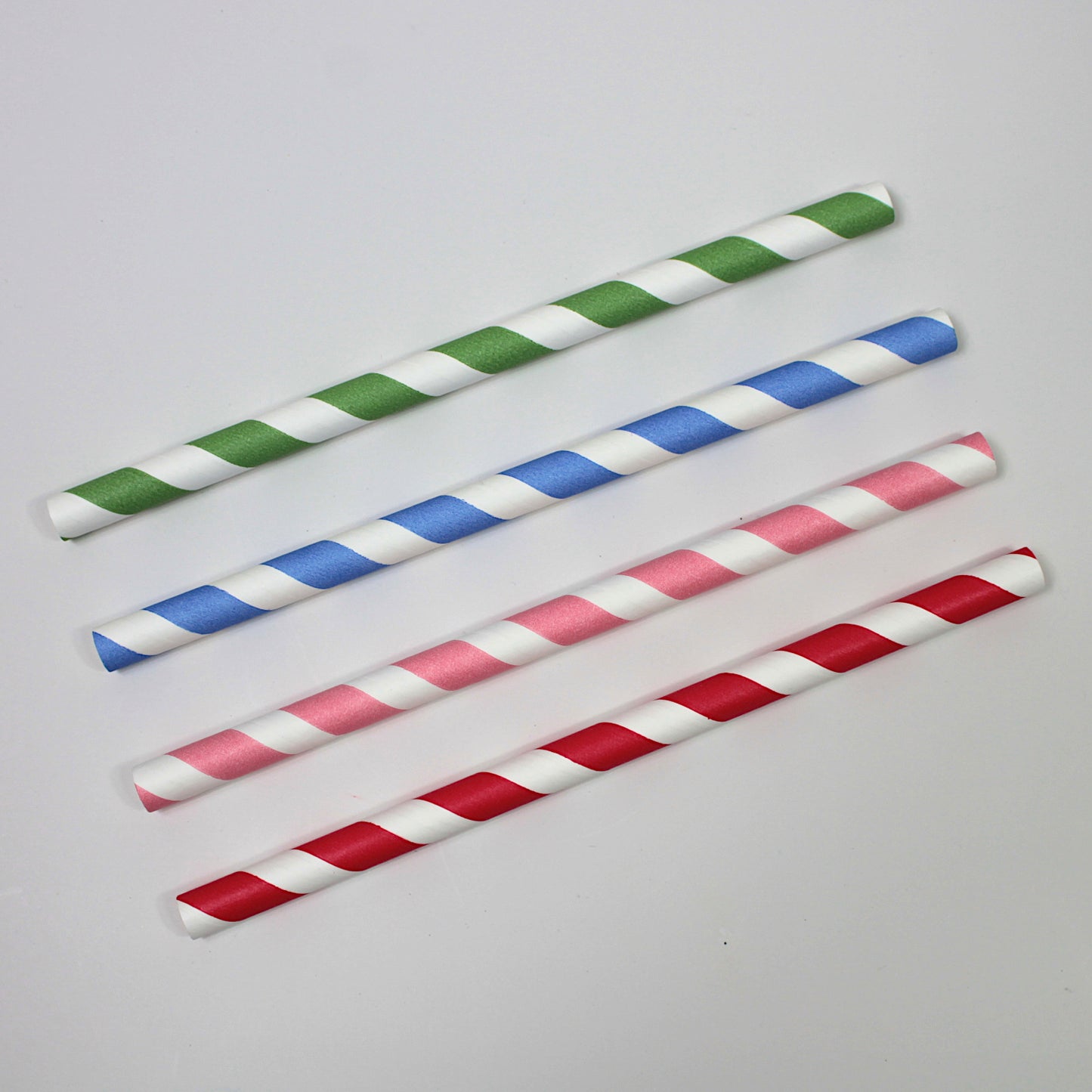 Mixed Striped Paper Straws (10mm x 200mm)