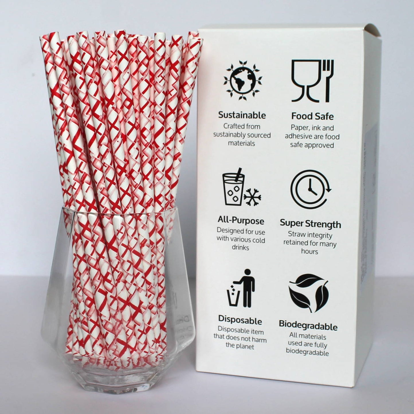 England Paper Straws (6mm x 200mm)