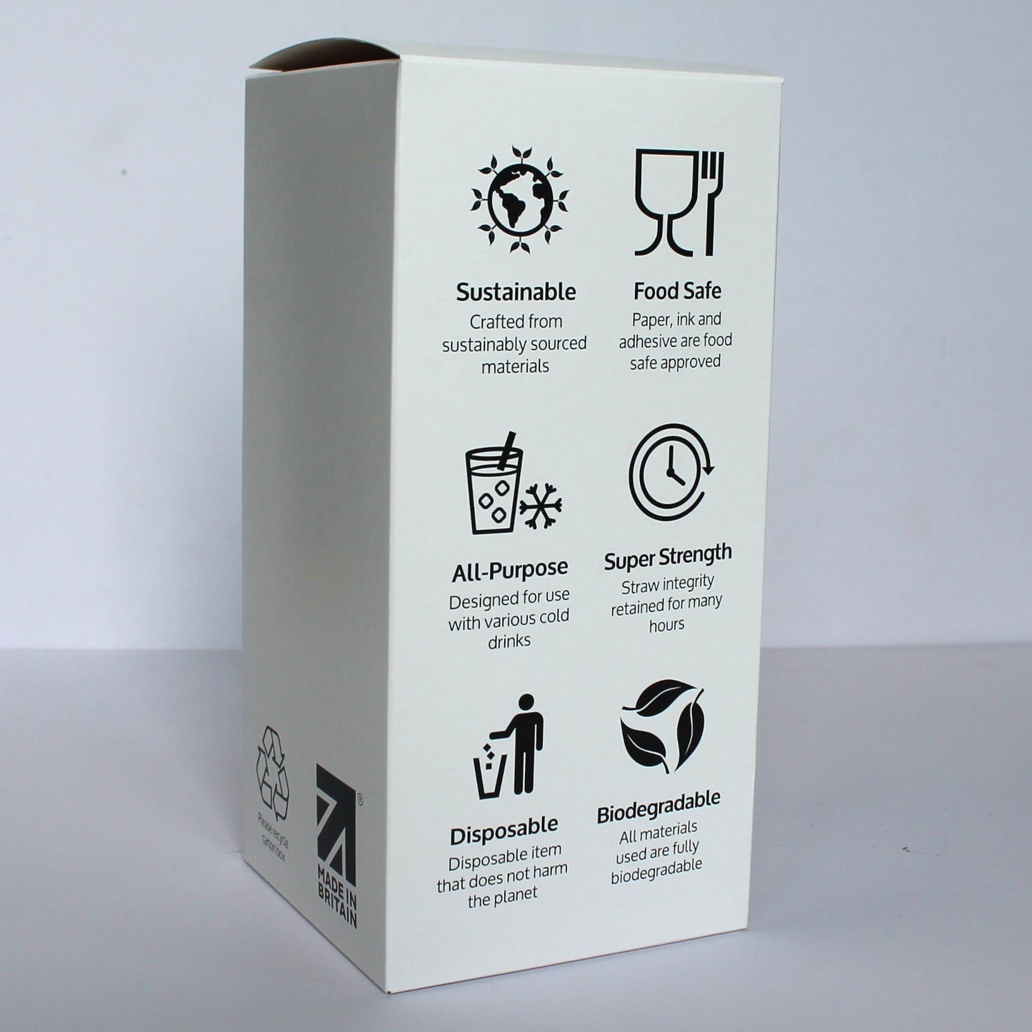 Scotland Paper Straws (6mm x 200mm)