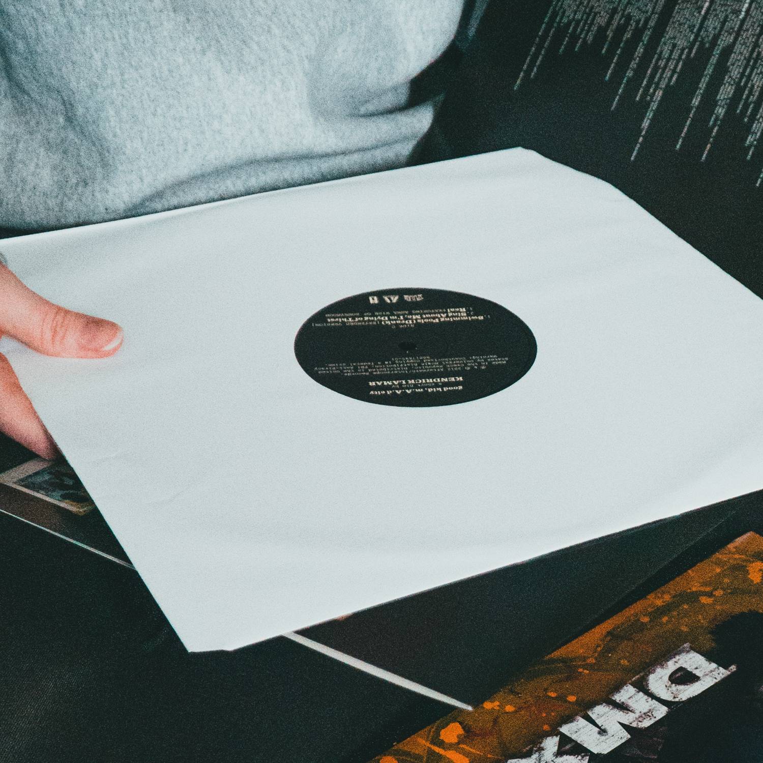 white inner record sleeves