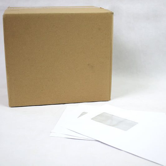 162x229mm C5 White Gummed Envelopes (Window 50x90mm)