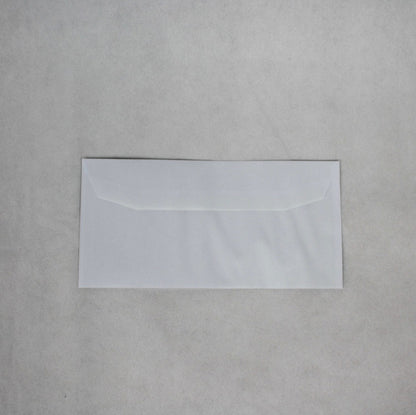 110x220mm DL White Gummed Envelopes (Window 50x90mm)