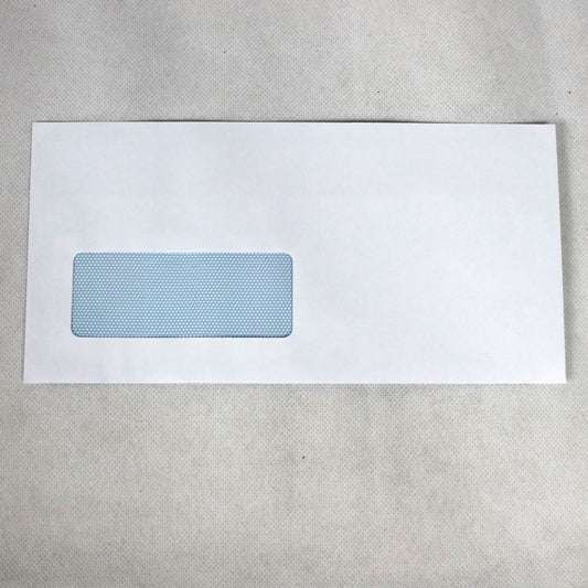 110x220mm DL White Self Seal Envelopes (Window 35x90mm)