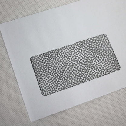 114x229mm DL+ White Gummed Envelopes (Window 45x90mm)