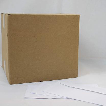 114x235mm DL+ White Gummed Envelopes (None Window)
