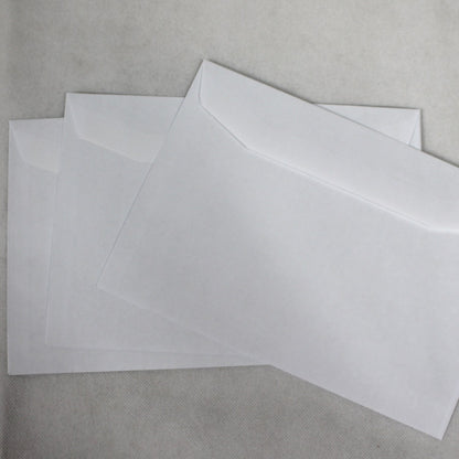 162x229mm C5 White Gummed Envelopes (None Window)