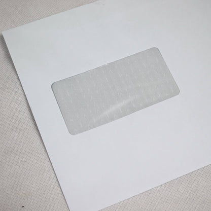 162x229mm C5 White Gummed Envelopes (Window 45x90mm / Inside Seams)