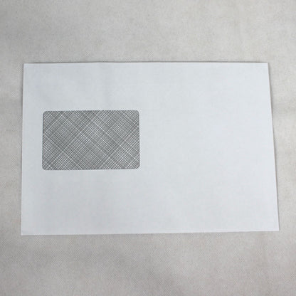 162x235mm C5+ White Gummed Envelopes (Window 55x90mm)