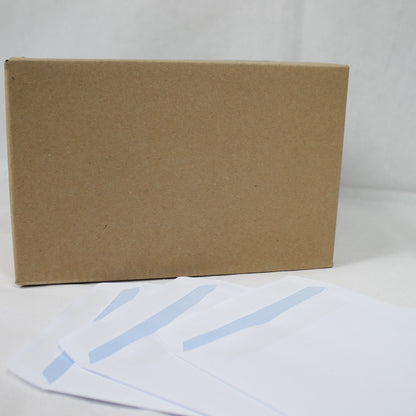 229x162mm C5 White Self Seal Envelopes (None Window)