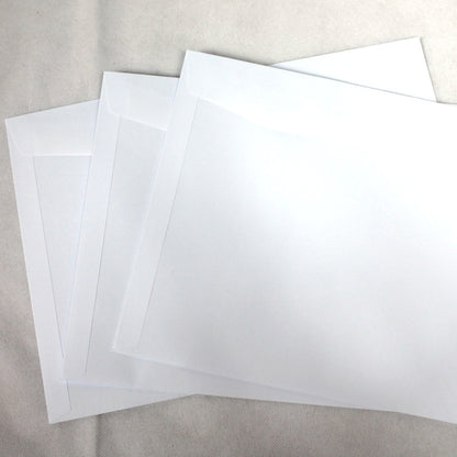 229x324mm C4 White Gummed Envelopes (None Window)
