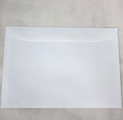 229x324mm C4 White Gummed Envelopes (None Window)