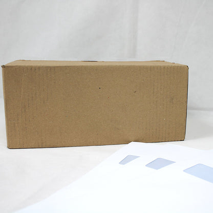 229x324mm C4 White Gummed Envelopes (Window 105x40mm)