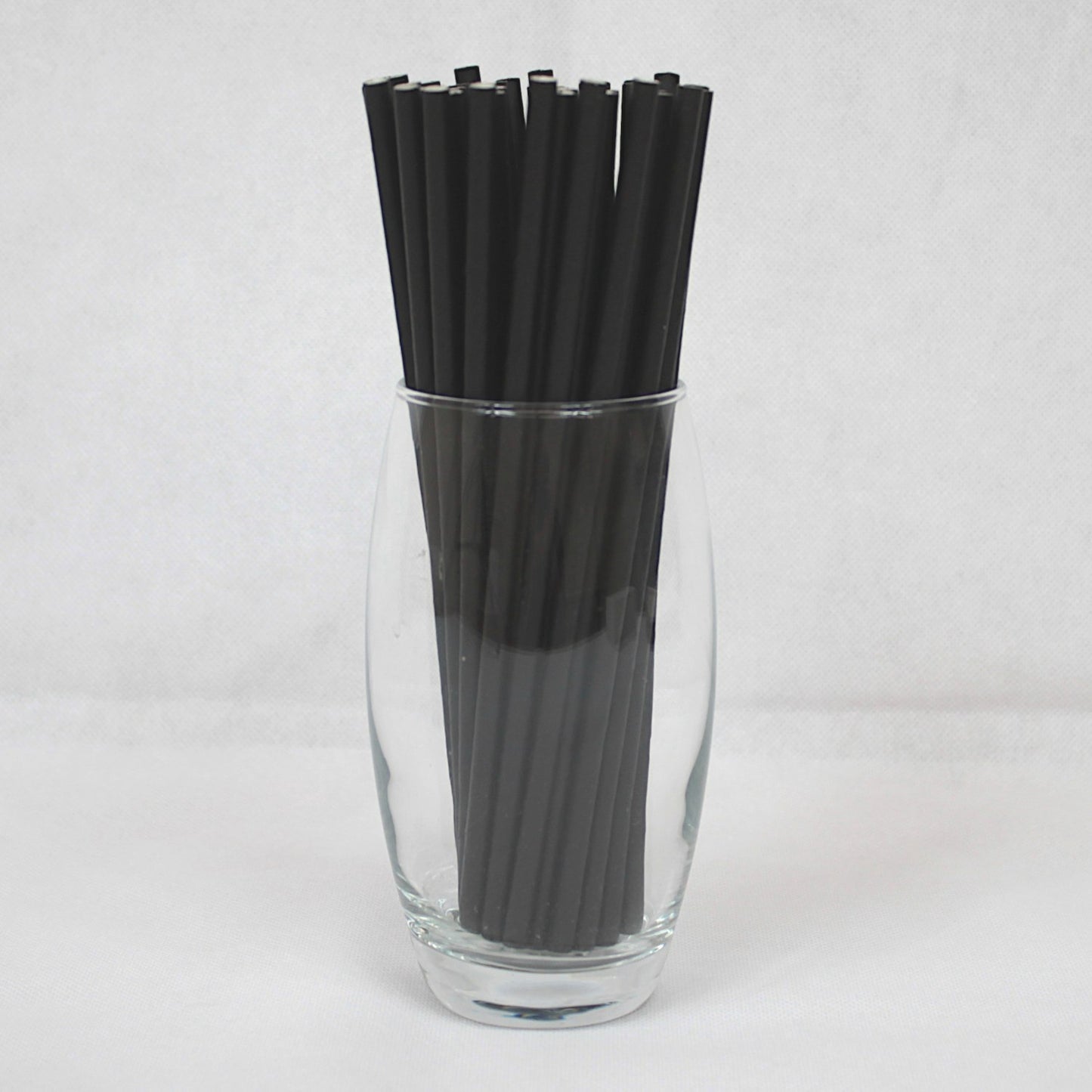 Black Paper Straws (6mm x 200mm) - Intrinsic Paper Straws