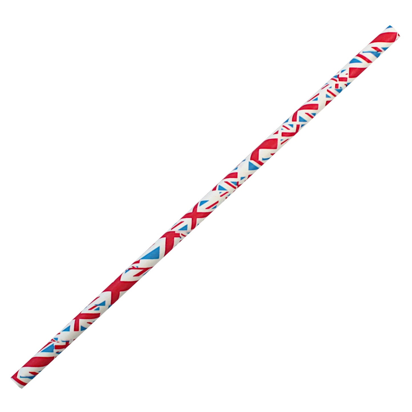 Union Jack Paper Straws (6mm x 200mm)